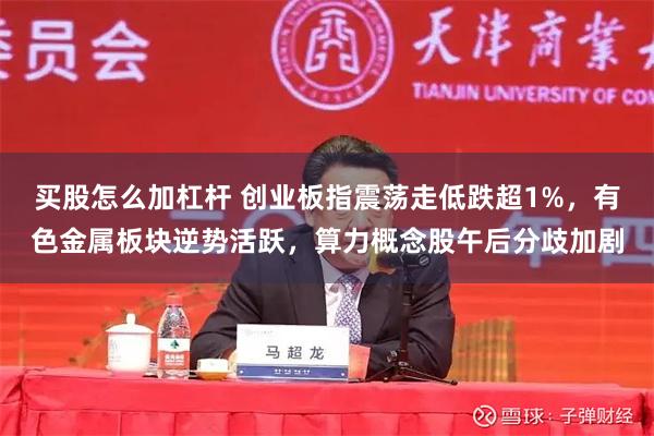 买股怎么加杠杆 创业板指震荡走低跌超1%，有色金属板块逆势活跃，算力概念股午后分歧加剧