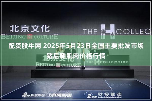 配资股牛网 2025年5月23日全国主要批发市场猪后腿肌肉价格行情